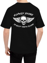 Load image into Gallery viewer, "Slowly Dying to Keep Them Flying" Champion Tee