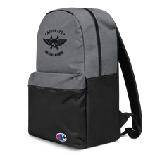 Load image into Gallery viewer, Embroidered Aircraft Maintainer x Champion Backpack