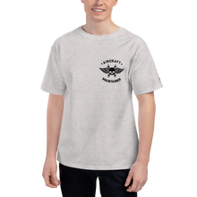 Load image into Gallery viewer, "Wash in Oil Rinse in Jet Fuel" Champion Tee