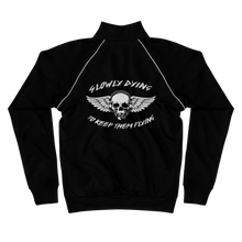 Load image into Gallery viewer, &quot;Slowly Dying To Keep Them Flying&quot; Bomber Jacket
