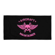 Load image into Gallery viewer, Pink Aircraft Maintainer Towel
