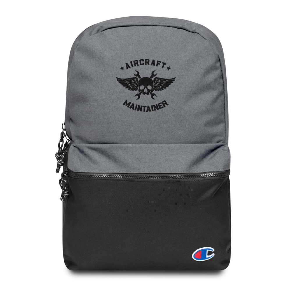 Embroidered Aircraft Maintainer x Champion Backpack