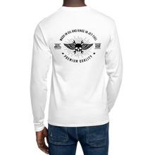 Load image into Gallery viewer, &quot;Wash in Oil Rinse in Jet Fuel&quot; Champion Long Sleeve Tee
