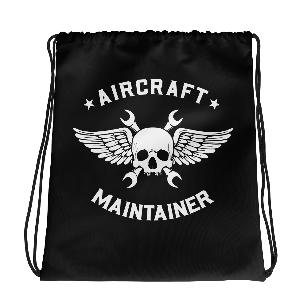 Aircraft Maintainer Drawstring bag