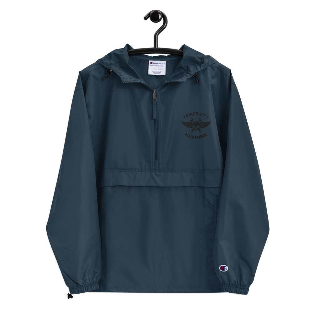 Embroidered Aircraft Maintainer x Champion Packable Jacket